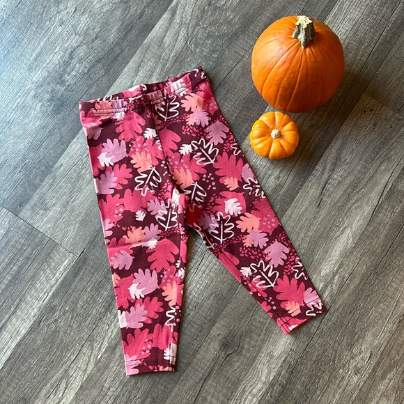 NEW Carters Fall Leaves Pattern Baby Leggings 12 Months - Picture 2 of 10
